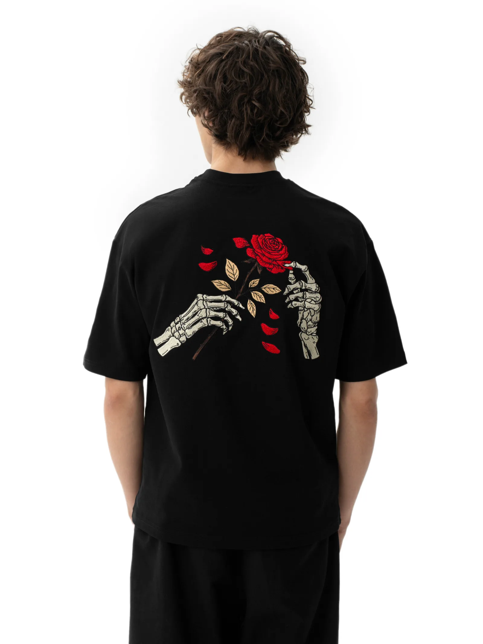 Open Road Skull and Roses T-shirt